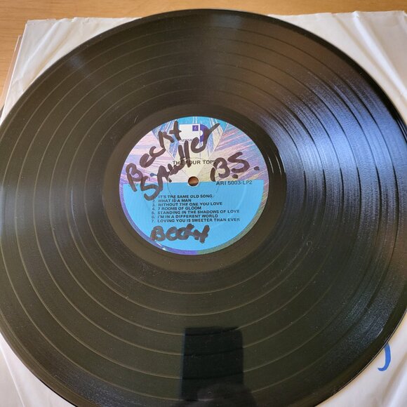 THE FOUR TOPS Sessions Presents the 4 Tops Double LP Vinyl 1976 ARI 5003 LP8 - Picture 10 of 15